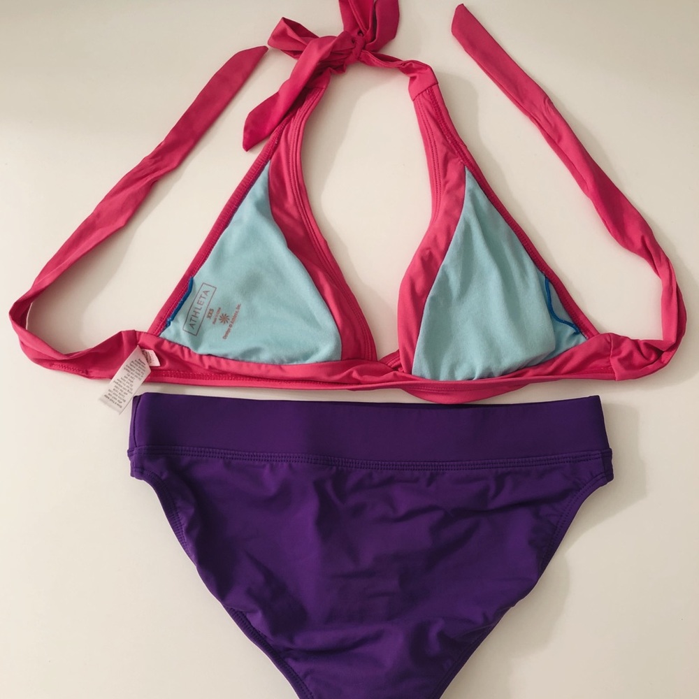 athleta pink and purple bikini - Picture 4 of 4